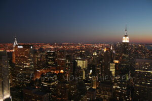 New York bij nacht – Foto: Anita van Schieveen