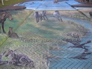 3D streetpainting De Nieuwe Wildernis