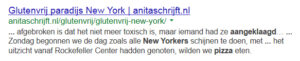 Schreendump Google anitaschrijft.nl